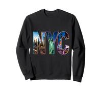 Panorama Urbain de New York, Centre-Ville de Manhattan, New York Sweatshirt