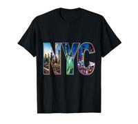 Panorama Urbain de New York, Centre-Ville de Manhattan, New York T-Shirt Graphique avec Valeur