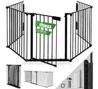 panorama24 Cheminée Grille de protection Longueur totale : env. 300 cm, 5 éléments, hauteur env. 75 cm