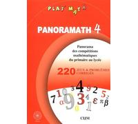 Panoramath 4 - Panorama 2006 Des Compétitions Mathématiques