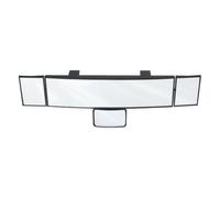 Panoramic Wide-Angle, Rear View Mirror, Rearview Interior, Convex Safety Anti-Glare, Panoramic Extender For Car, Suv, Truck, Hd Glass, 38x7.2cm