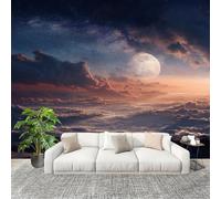 Panoramique 3D Papier Peint Paysage de Ciel éToilé Spatial 400x280 cm Mural Poster Salon Chambre à Coucher Maison Décoration Intérieure RêVe Papier Peint Intissé Papier Peint Photo