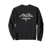 Panoramique de Montagne Apres-Ski Courmayeur Sweatshirt