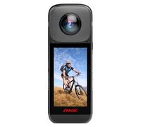PANOX Caméra Vlog 360 V2 avec capteurs 1/2" de 48 MP, Vidéo 360 en 5.7K, Photo 360 en 72 MP, Partage Rapide en Un Clic sur l'Appareil, Streaming Live 360 Multiplateforme en 4K, Écran Tactile 3.0"