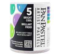 PanPastel Golden Lot de 5 pastels d'artiste professionnels au format unique (semblable à un gâteau)