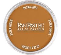 PanPastel Golden Sienna Pastels pour artistes de 62 mm de diamètre, format de poêle unique (semblable à un gâteau)