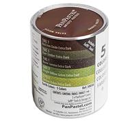 PanPastel - Peinture Pastel pour Artiste - Lot de 5 couleurs - Coffret de Démarrage - Couleurs terres