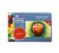 PANPASTEL Set de 20 couleurs de pastel sec, 9ml chacune, utilisable avec fuseau, crayon, marqueur, peinture + assortiment d’outils Sofft - Set Basique