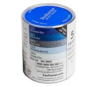 PANPASTEL Set de 5 couleurs de pastel sec, 9ml chacune, utilisable avec fuseau, crayon, marqueur, peinture + assortiment d’outils Sofft - Set Bleus