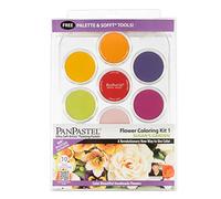 PanPastel Susan Tierney Cockburn Flower Coloring #1 Ultra Soft Artist Pastel Kit de 10 couleurs avec outils et palette de sofft 30115