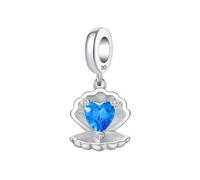 PANPOKI Breloques d'animaux marins en argent sterling 925 - Collection de pendentifs (dauphin, tortue, poisson, étoile de mer) pour bracelets et colliers pour femme