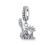 PANPOKI Breloques en argent sterling 925 pour bracelets et colliers, pendentifs avion, passeport, pantoufles, bijoux, cadeau pour femme, famille, amis