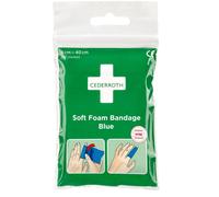 Pansement adhésif Soft Foam 6 cm x 40 cm Cederroth - Blue