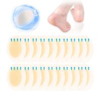 Pansement Ampoule Talon, 20 Pièces Pansements Hydrocolloïdes Imperméables Protection du Talon Soulagement des Douleurs de Frottement sur les Orteils, l'Avant-Pied et le Talon