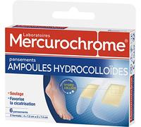 Pansement ampoules hydrocolloïdes Mercurochrome -x6