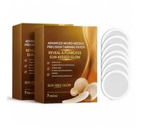 Pansement autobronzant 7 pièces accélérateur de bronzage naturel pour corps et visage Patchs Autobronzants Éclat Sans - Pour Femmes Hommes Types De Peau Visage Corps Voyage