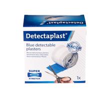 Pansement bleu detectable Detectaplast Elastic, pansements flexibles, safety first pansement cuisine et pansement alimentaire, 6 cm x 5 m, 1 pièce