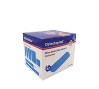 Pansement bleu detectable Detectaplast Universal, pansements resistants à l'eau et aux saletés, safety first pansement cuisine et pansement alimentaire, 25 x 72 mm, 100 pièces