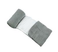 Pansement Compressif - Bandage Israélien 4 Pouces | Pansement de Traumatisme d'Urgence | Kit de Premiers Secours Tactique, Gauze Stérile Sous Vide pour Plaies, Gris 2 Mètres Survie Extérieur