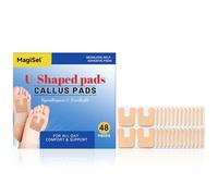 Pansement Cors Aux Pieds, Pansements autocollants pour cors, Coussin de pied pour soutien de la semelle, Coussinets antifriction pours soulager les douleurs au talon et aux orteils 48 pièces