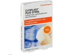 Pansement Cutiplast Plus stérile 5x7 cm 5 pces