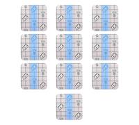 Pansement de film transparent,Bandages imperméables transparents pour plaies | Lot de 10 pansements adhésifs transparents pour la natation