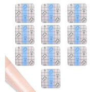 Pansement de film transparent | Bandages imperméables transparents pour plaies - Lot de 10 pansements adhésifs transparents pour la natation