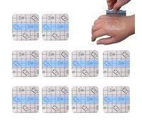 Pansement de film transparent - Pansements adhésifs extensibles transparents - 10 pièces de ruban résistant à l'eau pour la protection des plaies cutanées, fournitures de bain de natation
