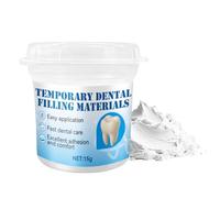 Pansement Dentaire, Temporaire Ciment Dentaire, Pansement Dentaire Trou pour Boucher, Carie, Rebouchement Couronnes et Bridges, Prêt À L'emploi, 15g