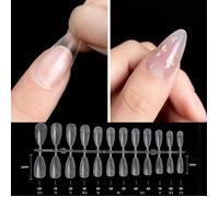 PANSEMENT DONGLE Conseil à ongles 240pcs boîte Réutilisable Délicat-ongle Délicat-ongle en forme damande style-Waterdrop4