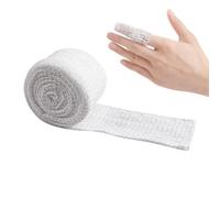 Pansement en maille - Bandage médical élastique pour genoux et chevilles - Pansements corporels respirants - Gaze de compression pour poignets, mains et jambes - Répartition des plaies découpable