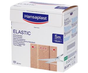 Pansement Hansaplast Elastisc | Extra flexible Imperméable 5 m x 6 cm Pansement(S) 1 pc(s)
