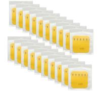 Pansement hydrocolloïde 20 pièces, pansement médical pour plaies, 3,9 x 3,9 in / 10 x 10 cm, patch pour bouton emballé individuellement pour acné, cloques, escarres et soins post-opératoires, jaune