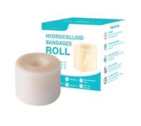 Pansement Hydrocolloïde | Largeur 5 cm pour Brûlures,Pansements Découpables Souples pour Plaies Orteils Talon Sportifs Hommes Peau Sensible Personnes Âgées Boutons Coupures Pieds