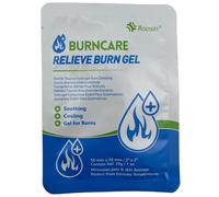 Compresse Gel Anti-Brûlures Stérile Apaisante 5x5cm Burncare Blanc / Bleu Blanc / Bleu