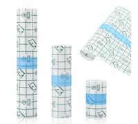 Pansement Imperméable pour Soins Après Tatouage, 3 Rouleaux 15 cm/10 cm/5 cm x 2 m Pansement Adhésif Transparent pour Tatouage, Film Protecteur pour Tatouage, Seconde Peau pour la Douche, la Natation