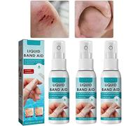 Pansement liquide en spray, colle cutanée imperméable et respirante à séchage rapide pour plaies, pansement adhésif protecteur transparent liquide