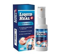 Pansement liquide pour plaies 30 ml - Colle de plâtre liquide - Gel imperméable - Pansement transparent pour coupures, Pansement rapide pour genoux et petites éraflures