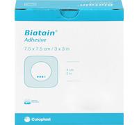 Pansement mousse Biatain 7,5 x 7,5 cm auto-adhésif, 10 pces Pansement