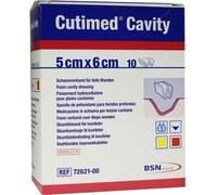 Pansement mousse Cutimed Cavity 5x6 cm non adhérent 10 pces