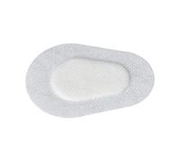 Pansement oculaire non tissé, avec compresse absorbante, auto-adhésif, stérile, blanc 5,8 cm x 8,3 cm