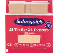 Pansement Salvequick 6470 grand textile 21 pcs/paquet