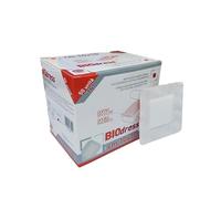 Pansement stérile adhésif (50 pièces) post-chirurgie en TNT 10 x 10 cm, comprimé central absorbant, sans latex, professionnel