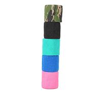 Pansement Tatouage 5 Pièces Auto-Adhésif Bande de Grip | Bandage élastique, absorption de la sueur, peau antiadhésive, facile à couper, 2 m de long