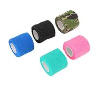 Pansement Tatouage 5 Pièces Auto-Adhésif Bande de Grip | Bandage élastique, absorption de la sueur, peau antiadhésive, facile à couper, 2 m de long