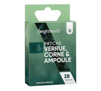 Pansement Verrue Plantaire et Verrue Main 28 Patchs Pansement Cors au Pied et Mains, pour Acrochordons avec Acide Salicylique, Alternative au Stylo
