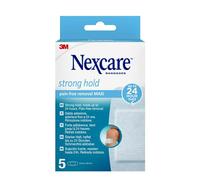 Pansements à retrait indolore Nexcare Strong Hold MAXI, 50 mm x 101 mm, 5/Boîte