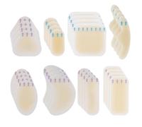 Pansements Ampoules Talon, 32 PièCes de Gel Pansements PréVention des Ampoules, Talon Ampoule Pansement RandonnéE pour Orteils Et Doigts Avant-Pied Talon Protection Peau (8 Types)