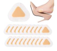 Pansements Ampoules Talon - 50Pièces Autocollant Soin Pied | Protecteur Talon Invisible Auto-Adhésif | Étanche, Antifrottement, Formes Triangle Fleur Prunier, pour Escarpins Baskets Chaussures