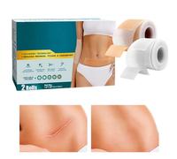 Pansements anti-cicatrices en silicone - Pansement hydrocolloïde - 2 rouleaux de films de soins de la peau coupables - Pour césarienne, brûlure, raffermissement de la paroi abdominale, épaules, bras